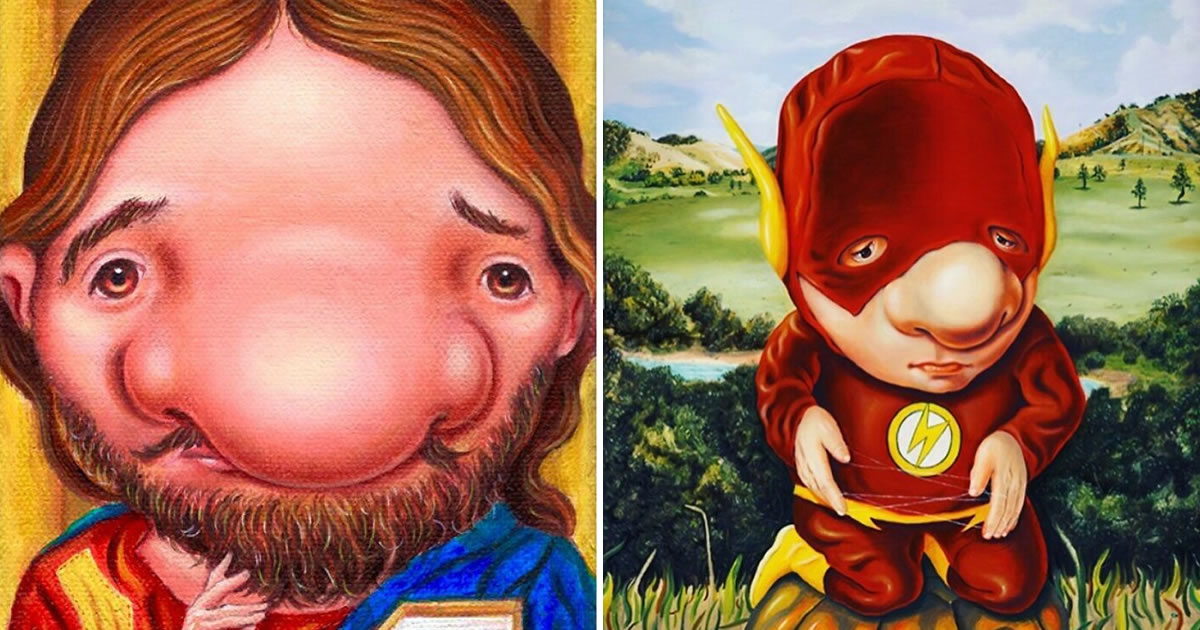 Cabezones y Narizones: o mundo surreal e encantador de JC Bravo (25 fotos)