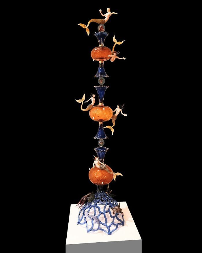 Esculturas de vidro que parecem vivas: A magia hipnotizante de Robert Mickelsen (30 fotos) 2