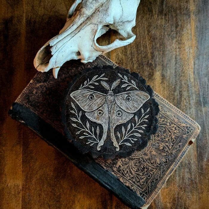 Kat Slota: A artista canadense que transforma madeira e fogo em poesia visual (32 fotos) 9