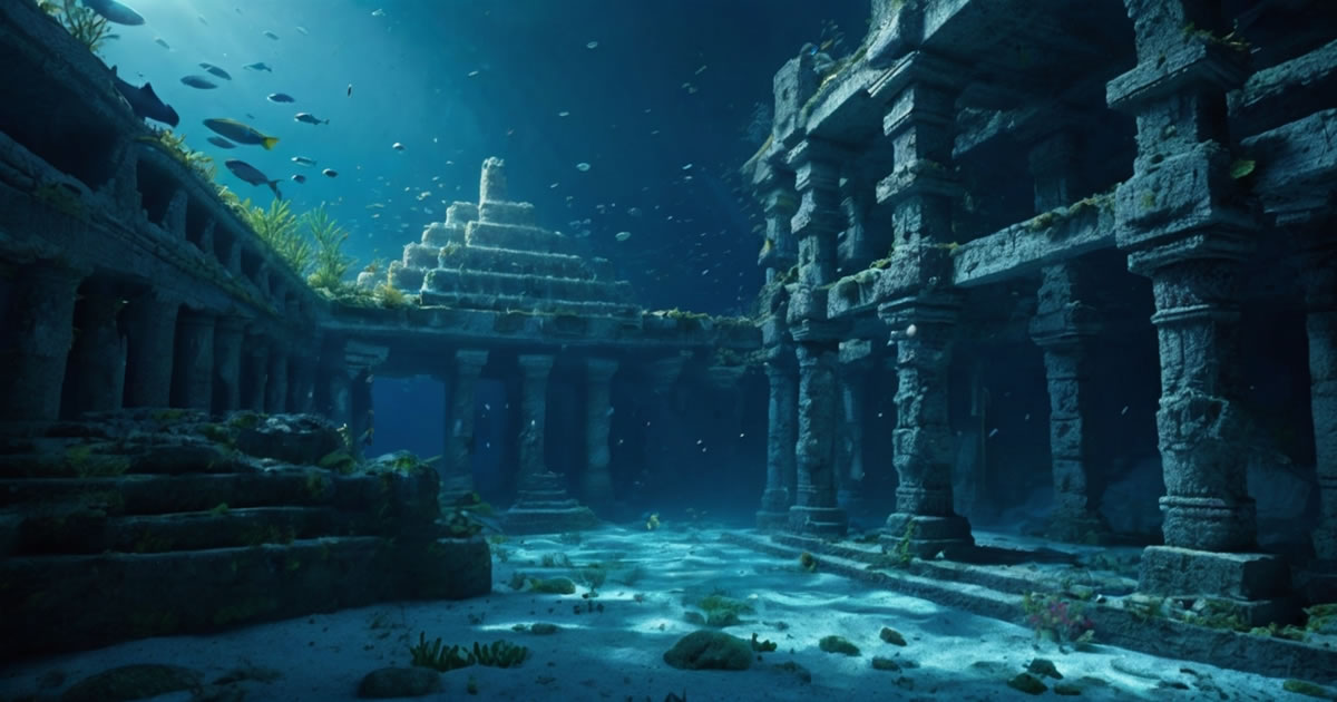 A cidade submersa de Cuba