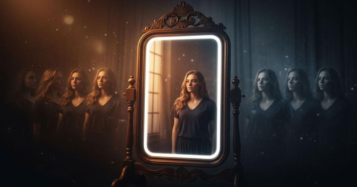 O espelho que mostrava futuros possíveis