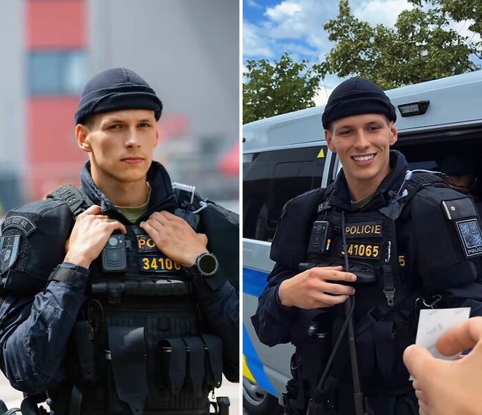 O fotógrafo que transforma estranhos em sorrisos: o ucraniano que revela o lado humano por trás das fardas (42 fotos) 8