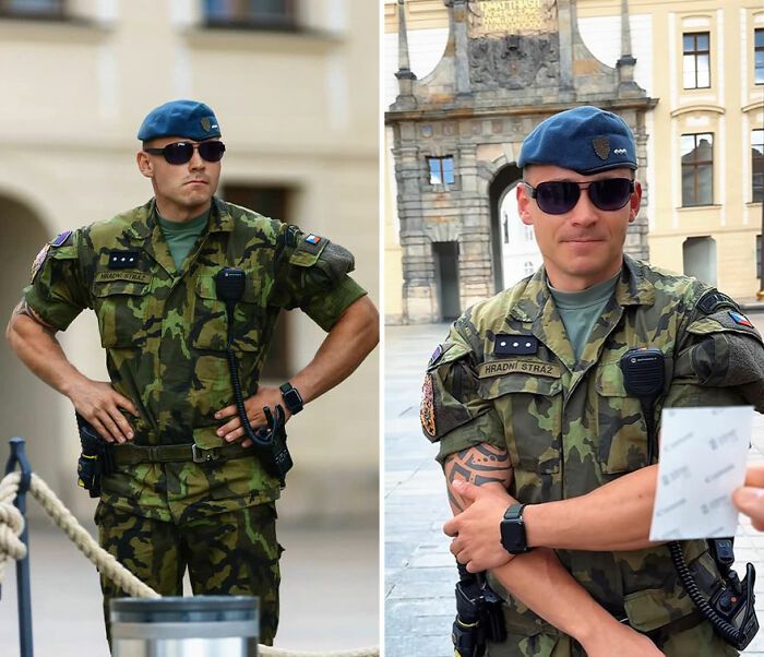 O fotógrafo que transforma estranhos em sorrisos: o ucraniano que revela o lado humano por trás das fardas (42 fotos) 24