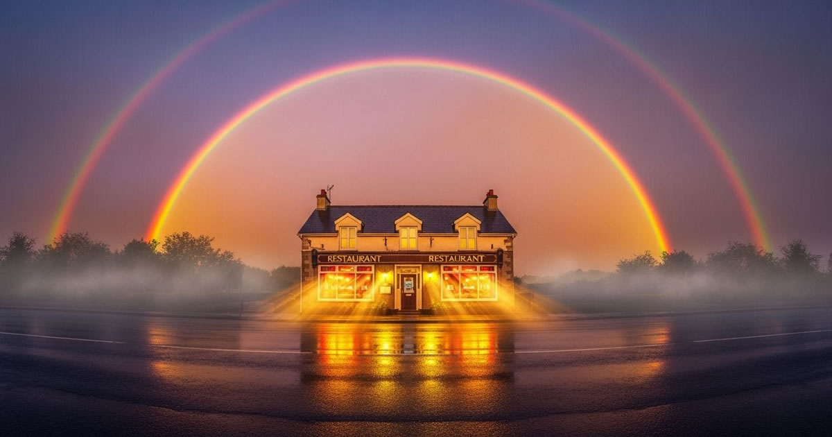 O restaurante no fim do Arco-Íris