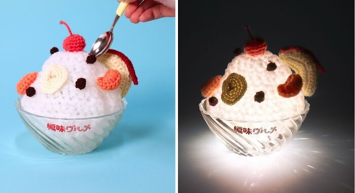 Okame Amimono: crochê japonês que transforma o comum em arte divertida (17 fotos) 11