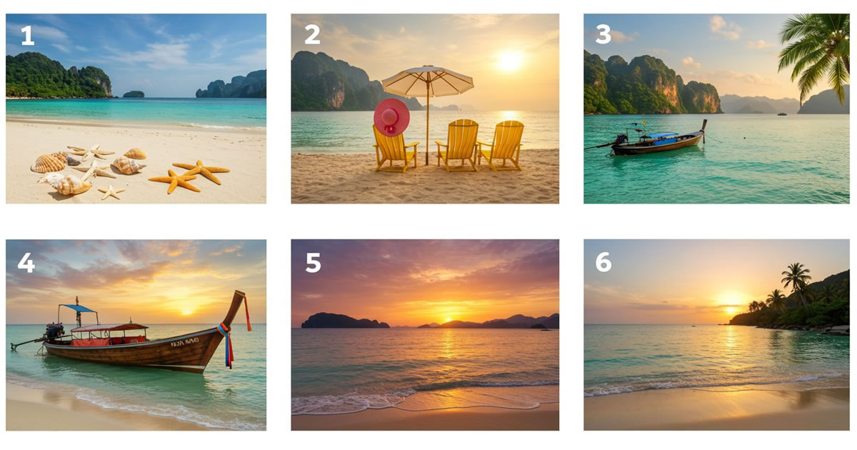 Teste interativo: Escolha sua praia favorita e descubra o que ela revela sobre você