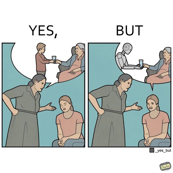 33 melhores quadrinhos “Yes, But” de Anton Gudim: Humor minimalista sobre as contradições da vida real 12