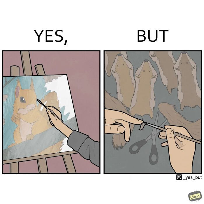 33 melhores quadrinhos “Yes, But” de Anton Gudim: Humor minimalista sobre as contradições da vida real 14