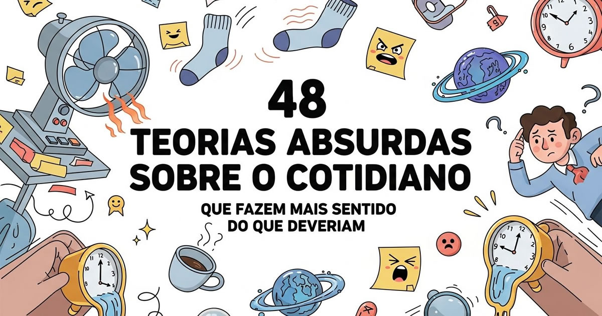 48 teorias absurdas sobre o cotidiano que fazem mais sentido do que deveriam