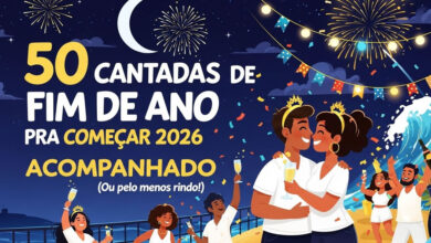 50 cantadas de fim de ano pra começar 2026 acompanhado (ou pelo menos rindo!) 5