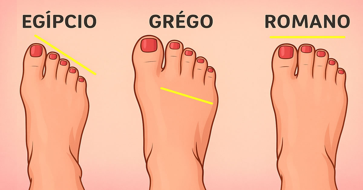 O que o formato dos seus pés diz sobre você (E talvez até seu passado!)