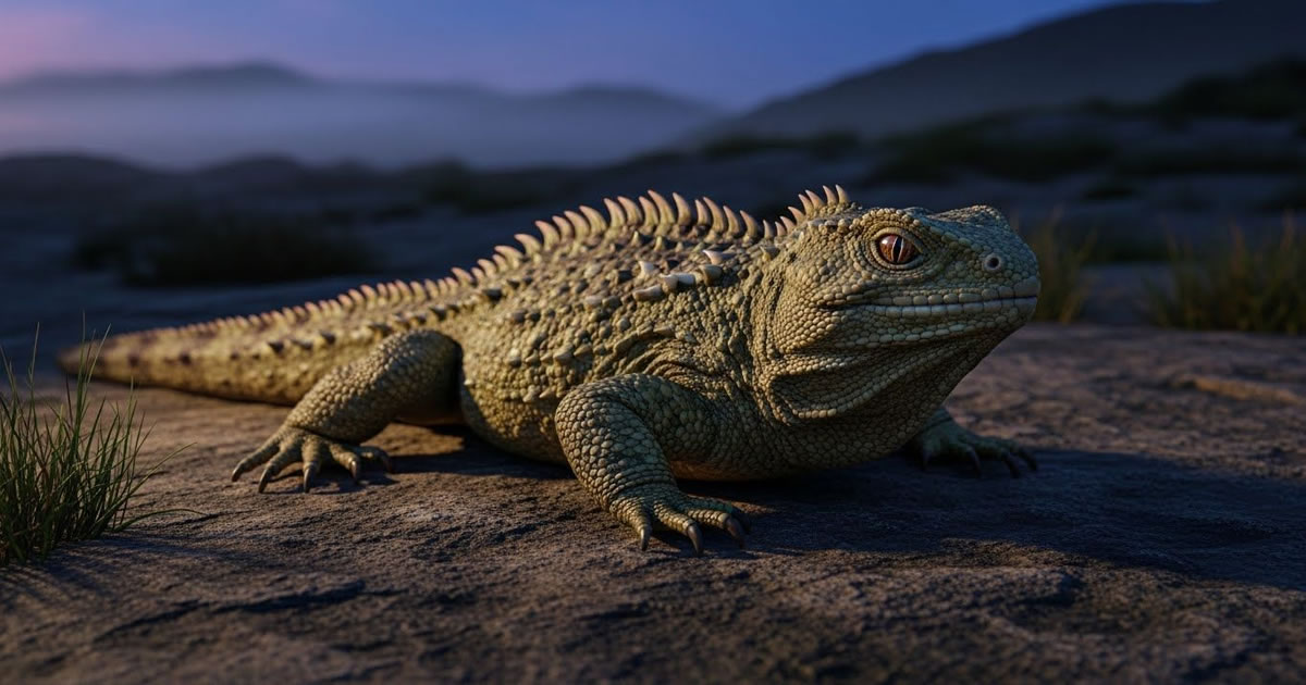 Tuatara. O réptil que não deveria existir