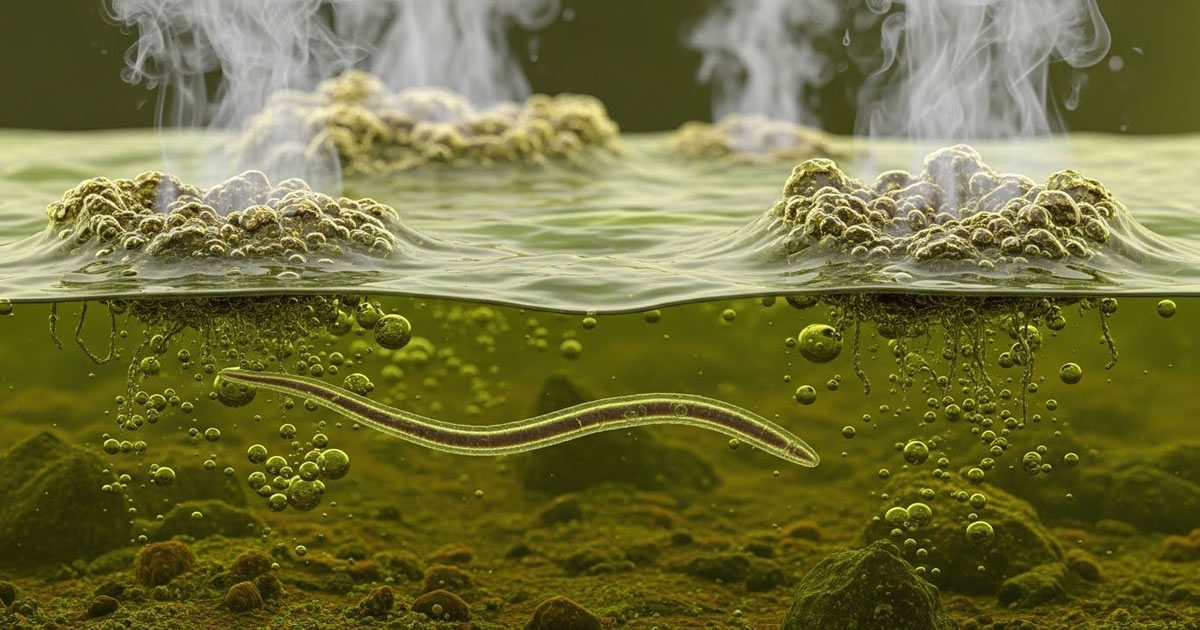 O verme que vive em lagos de ácido puro