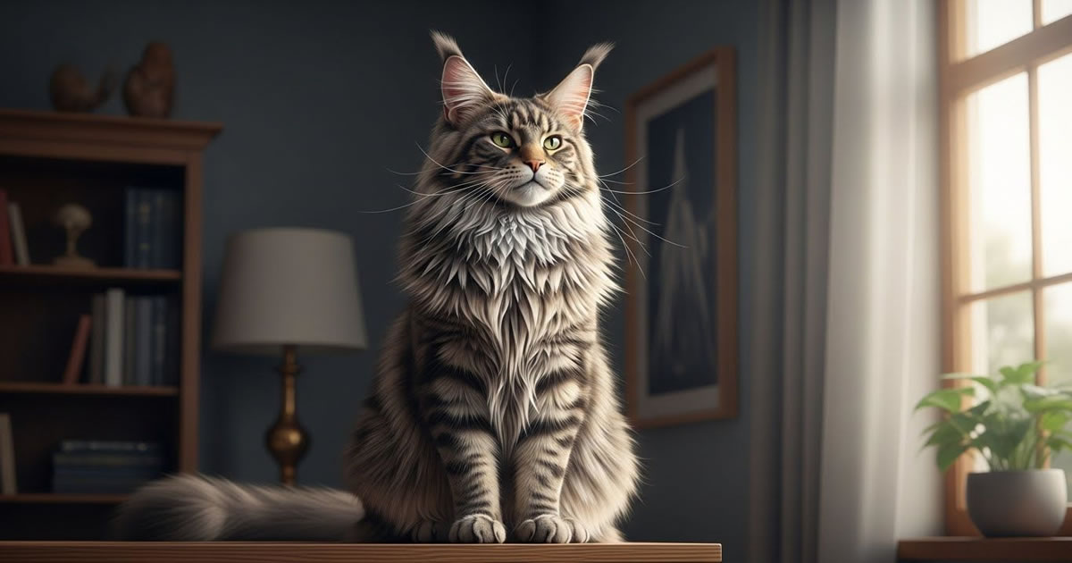Maine coon. O líder carismático