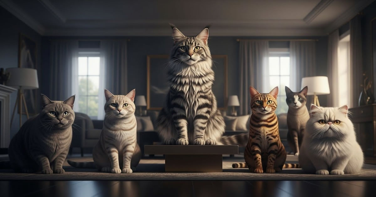 10 raças de gatos que parecem calmos, mas são verdadeiros chefões da casa