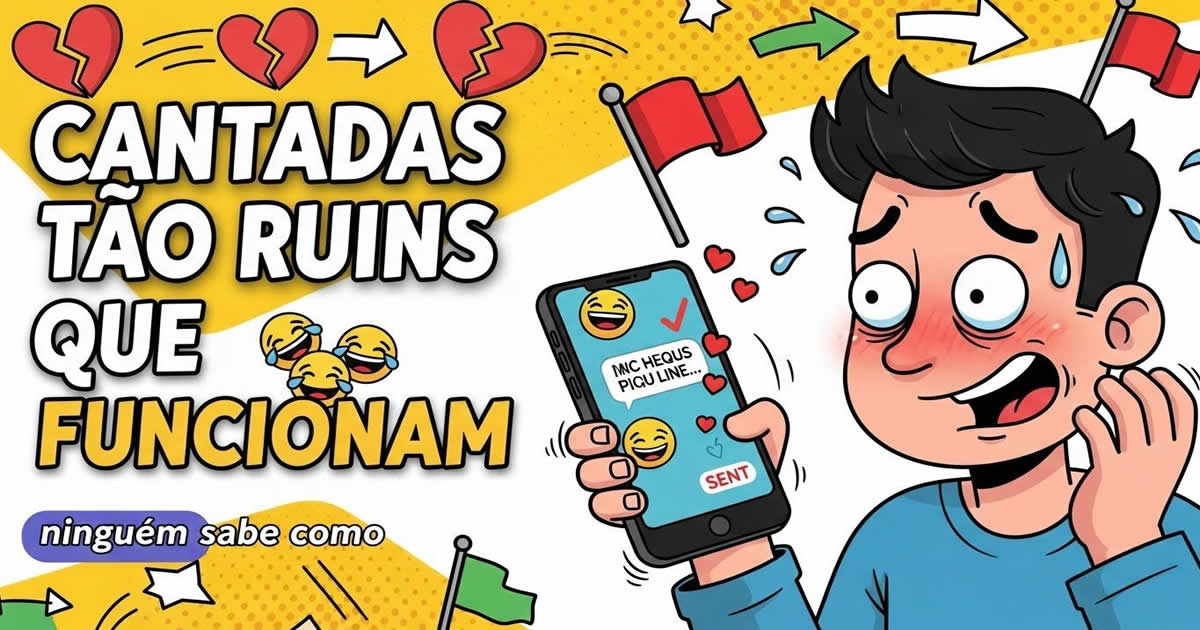 84 cantadas tão ruins que acabam funcionando