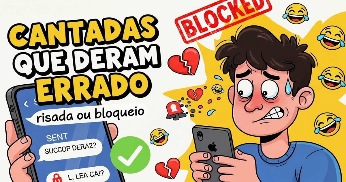 95 cantadas que começam como piada e terminam em risada (ou bloqueio)