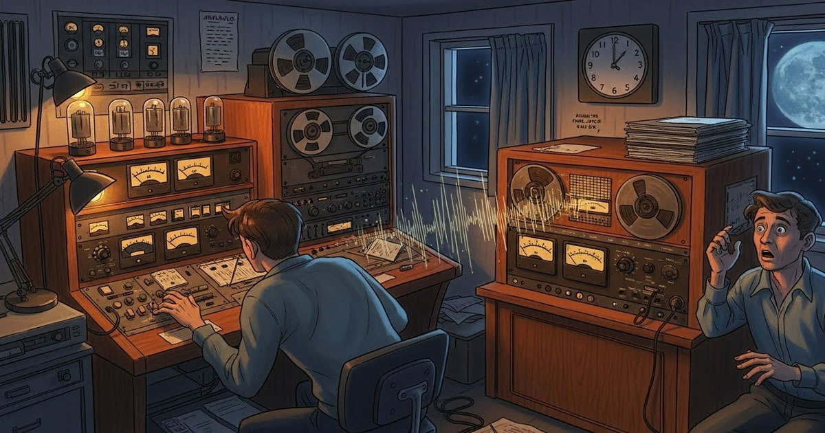 A rádio que transmitiu uma voz desconhecida por 16 segundos