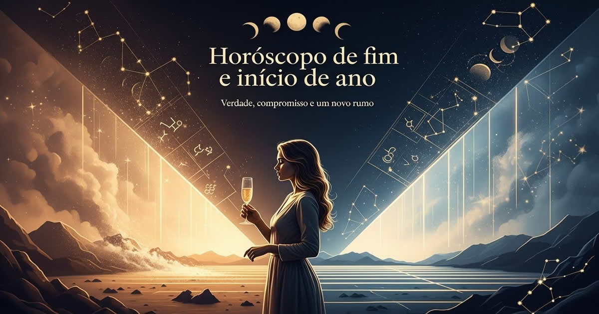 Horóscopo de fim e início de ano. Verdade, compromisso e um novo rumo entre o que ficou e o que começa