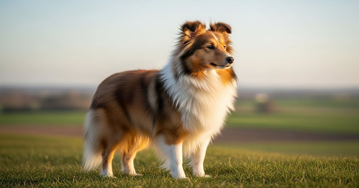 Shetland sheepdog. Pequeno no porte, grande na vigilância