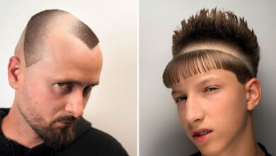 O barbeiro que transformou cortes masculinos em arte: O estilo revolucionário de Bohdan Vasylkov (30 fotos) 44