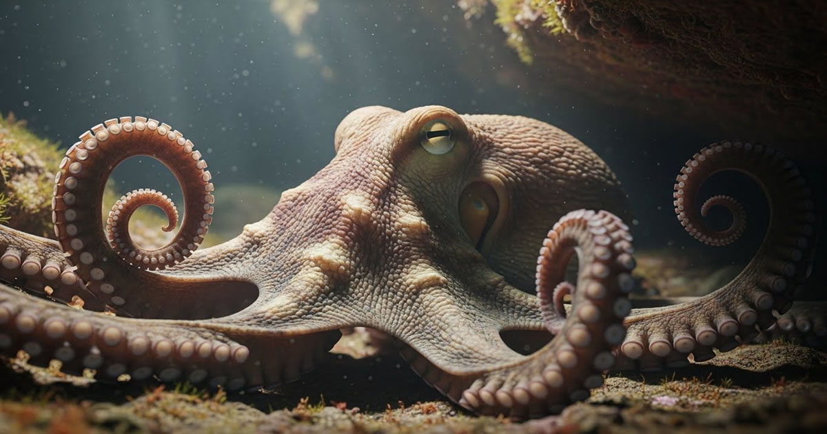 Polvo. O animal que parece pensar fora do próprio corpo