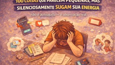 100 coisas que parecem pequenas, mas silenciosamente sugam sua energia