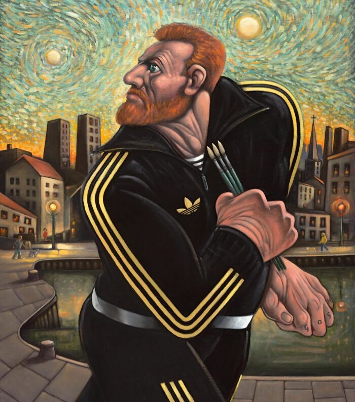 Artista escocês transforma obras clássicas em ícones do streetwear moderno (34 fotos) 1