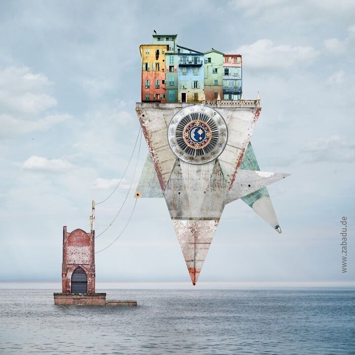 Artista transforma arquitetura e retratos antigos em colagens que parecem pinturas da alma (37 fotos) 17