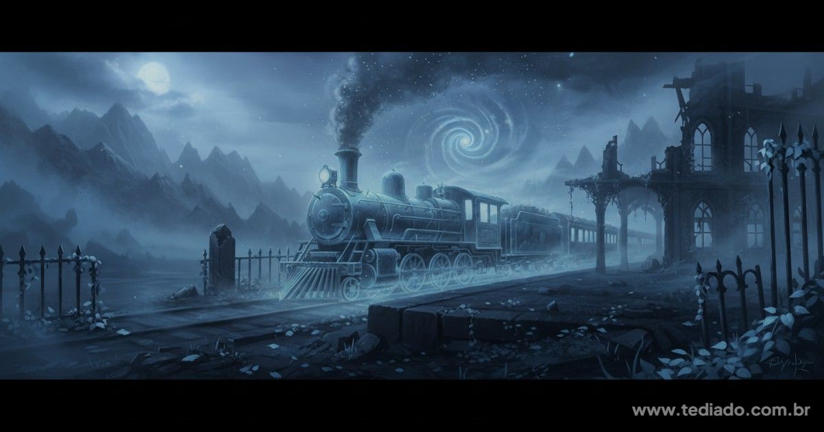 O trem que não aparecia nos mapas 2 O embarque na locomotiva espectral