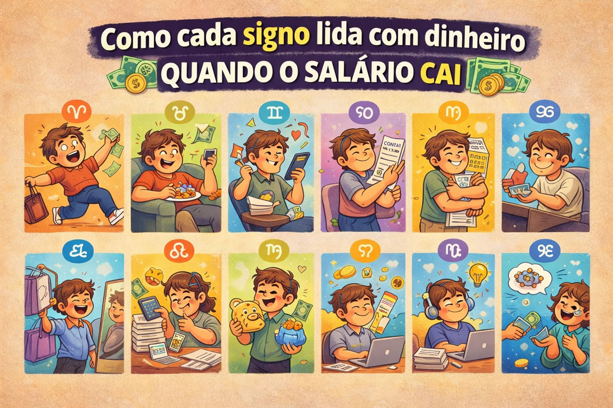 Como cada signo lida com dinheiro quando o salário cai