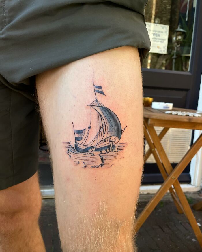 Tatuagens Delft Blue reinventam uma tradição holandesa com tinta e história (27 fotos) 19