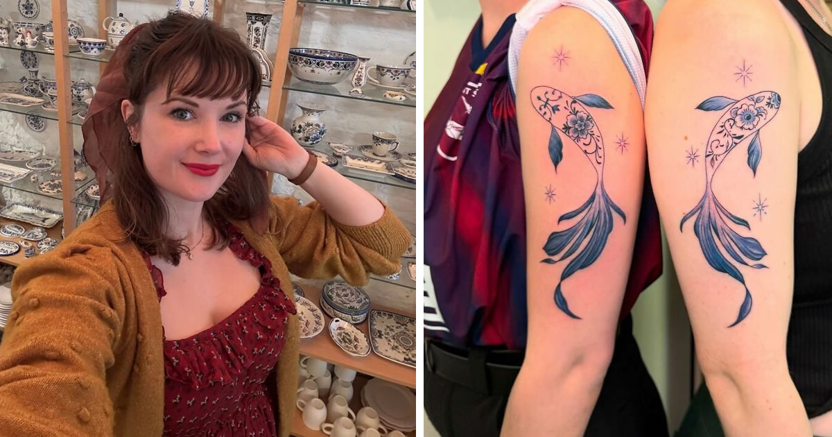 Tatuagens Delft Blue reinventam uma tradição holandesa com tinta e história (27 fotos)