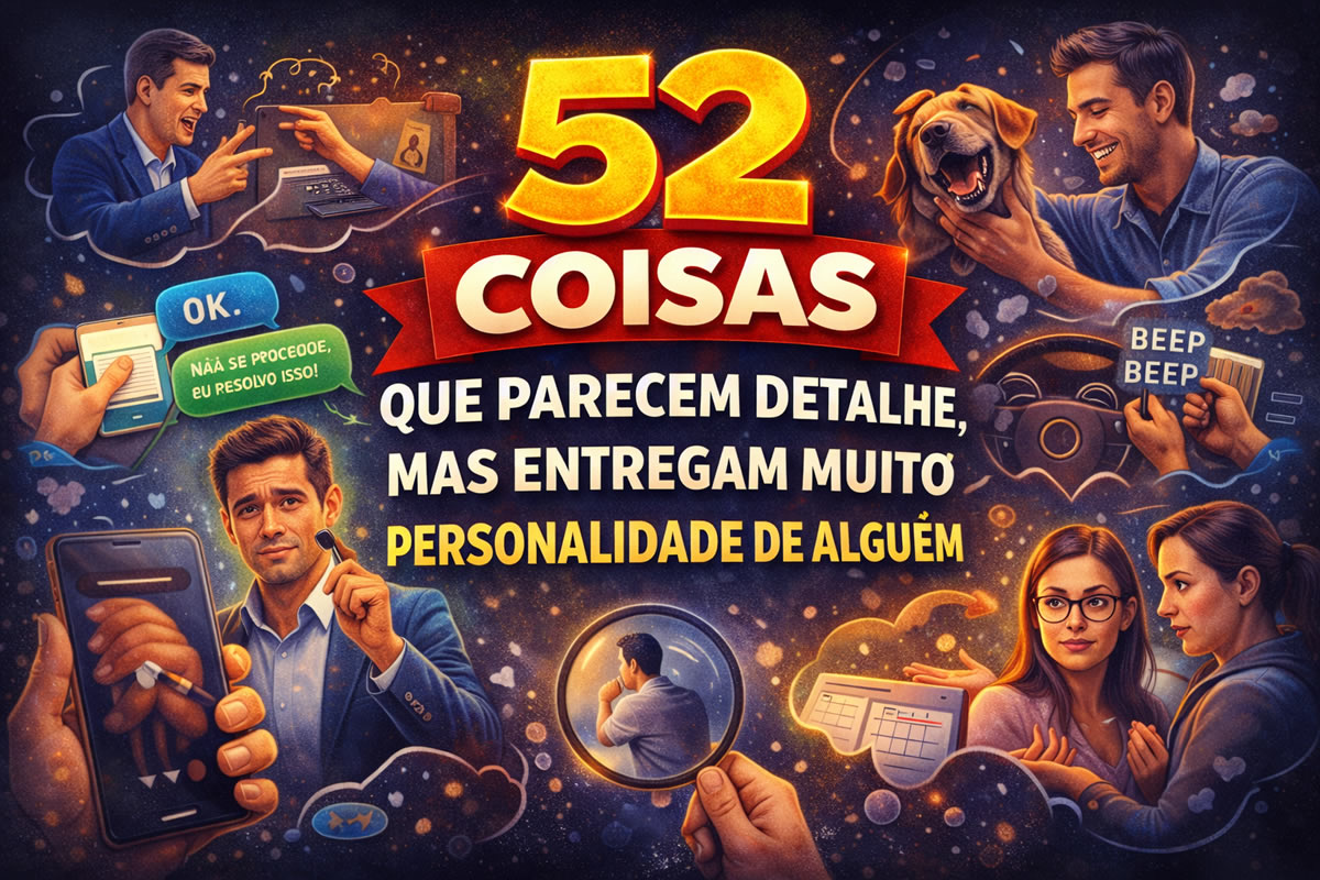 52 coisas que parecem detalhe, mas entregam muito sobre a personalidade de alguém