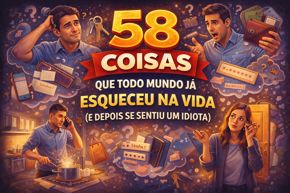 58 coisas que todo mundo já esqueceu na vida (e depois se sentiu um idiota)