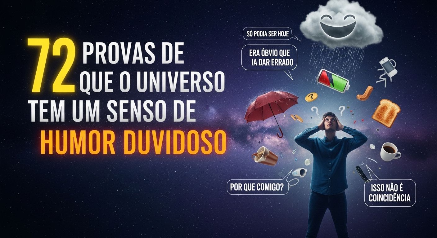 72 provas de que o universo tem um senso de humor duvidoso