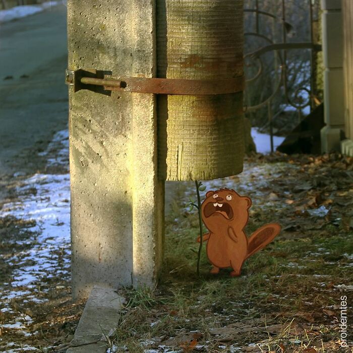 Arte urbana criativa: como cenas comuns da cidade viram personagens cheios de vida (40 fotos) 19