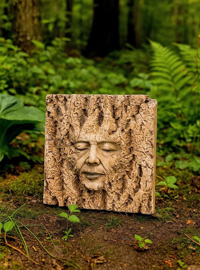Esculturas feitas com madeira revelam rostos e emoções escondidos na própria natureza (29 fotos) 28