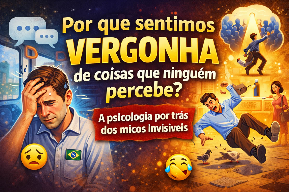 Por que sentimos vergonha de coisas que ninguém percebe?