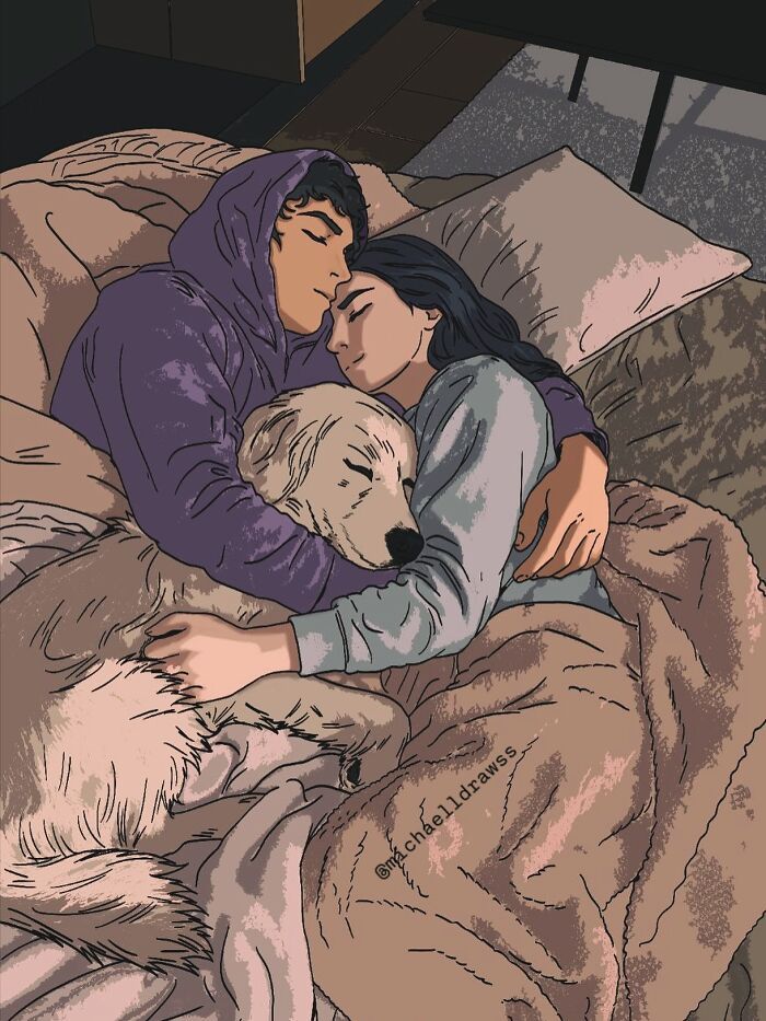 Retratos digitais hiper-realistas emocionam ao capturar o amor entre pessoas e seus animais (32 fotos) 10