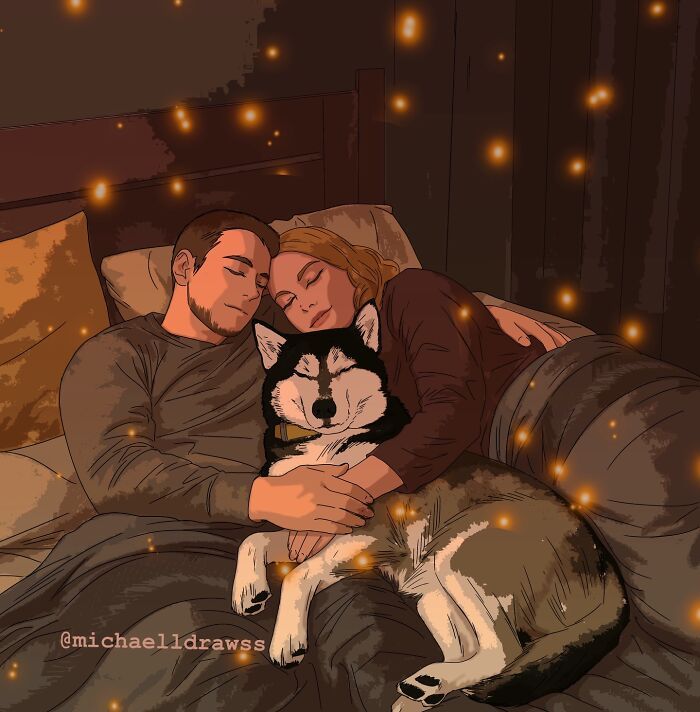 Retratos digitais hiper-realistas emocionam ao capturar o amor entre pessoas e seus animais (32 fotos) 30