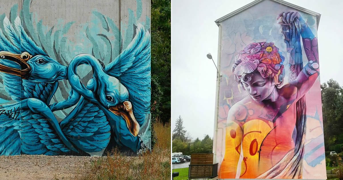 Street art urbana ganha significado profundo em projeto que vai além do visual (34 fotos)