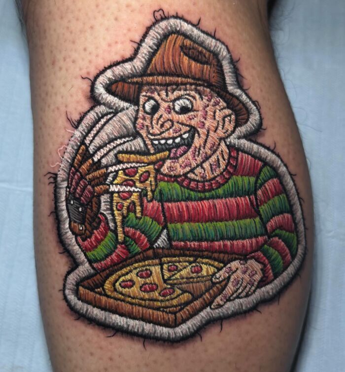 Tatuagens de bordado hiper-realistas criam ilusão impressionante de fios costurados na pele (30 fotos) 6