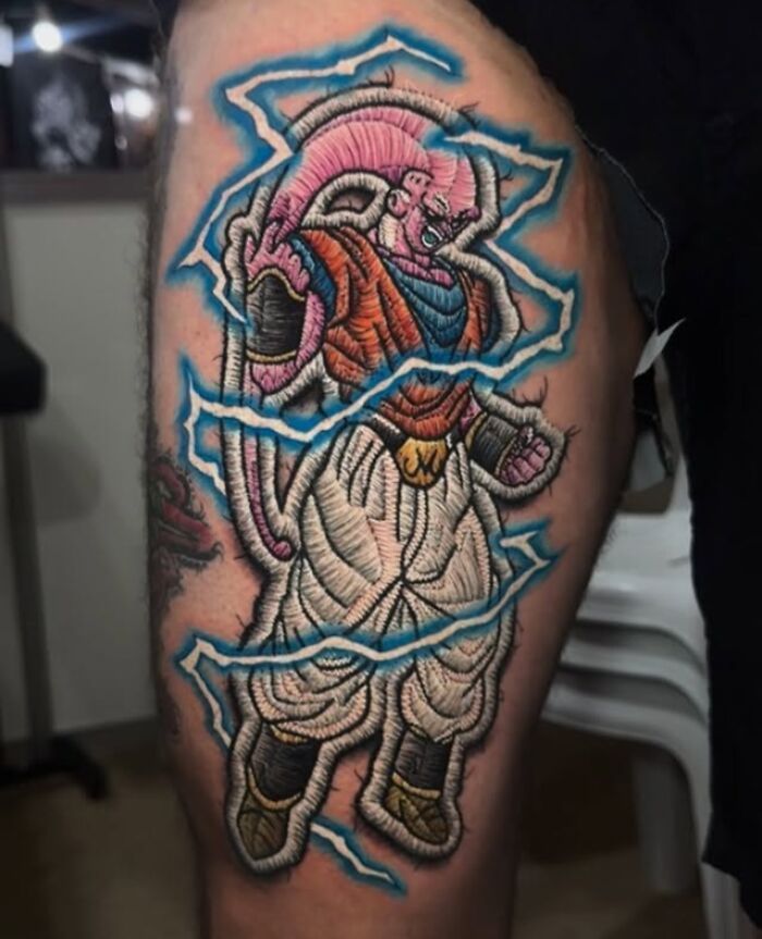 Tatuagens de bordado hiper-realistas criam ilusão impressionante de fios costurados na pele (30 fotos) 10