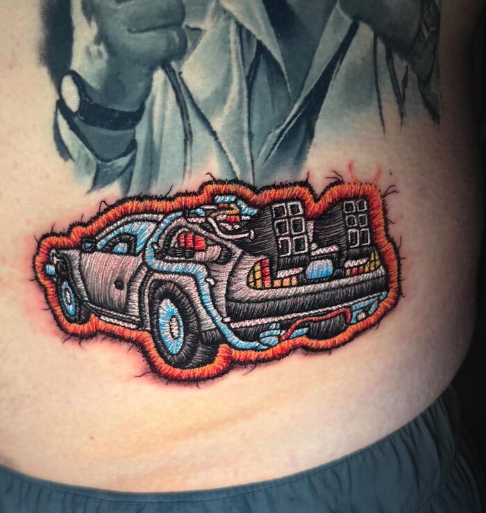 Tatuagens de bordado hiper-realistas criam ilusão impressionante de fios costurados na pele (30 fotos) 11