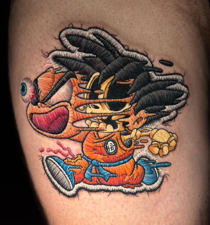 Tatuagens de bordado hiper-realistas criam ilusão impressionante de fios costurados na pele (30 fotos) 17