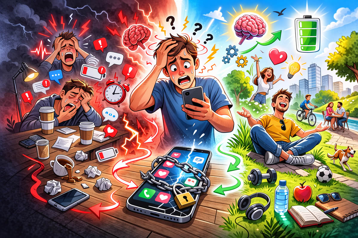 Vício em celular sintomas: 15 efeitos no seu corpo ao ficar muito tempo sem celular