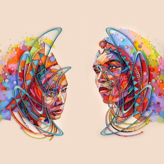 Arte com papel que parece pintura: o trabalho incrível que está surpreendendo a internet (32 fotos) 1