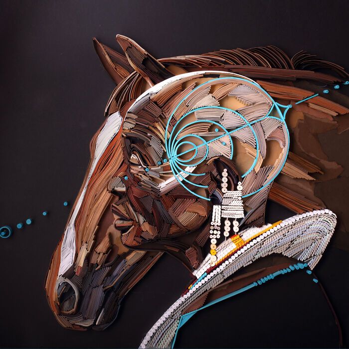 Arte com papel que parece pintura: o trabalho incrível que está surpreendendo a internet (32 fotos) 2