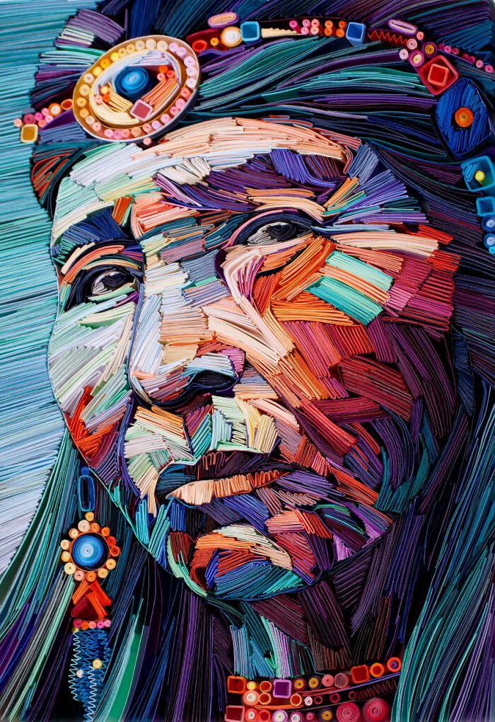 Arte com papel que parece pintura: o trabalho incrível que está surpreendendo a internet (32 fotos) 24